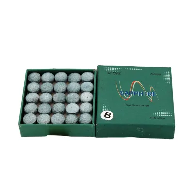 Grade B Cue Tip 10mm Pool Table Cue Skin Head Multi Layers Cue Tip