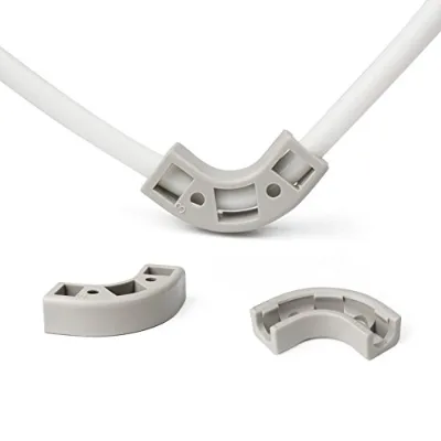 Quick Connectors for RO Water Filter PE Tubings 1/4\" 3/8\" 1/2\" High Flow Plastic Bend Clip for Outdoor Car RV Manual Power