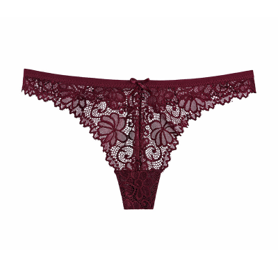 Whole Hot Selling New Style Gray Ladies Lace Thongs Girls Low Waist Thongs Women's Underwear Lingerie Sexy