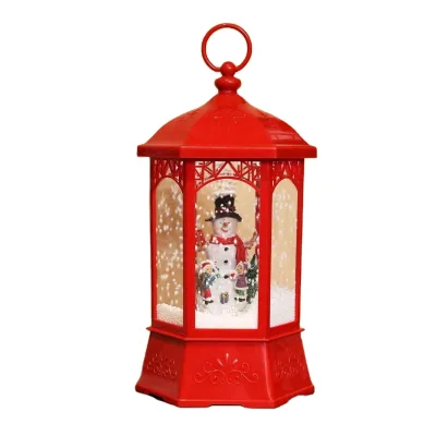 Hexagonal Night Light Christmas Gift Decorative Ornament Wind Lamp Made of Metal Alloy Sheet Metal Fabrication Product