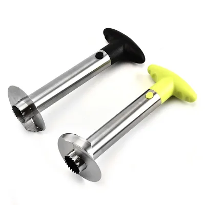 Premium Upgraded Reinforced Thicker Blade Stainless Steel ABS Pineapple Corer Remover Tool Dishwasher Safe Manual Home Fruit