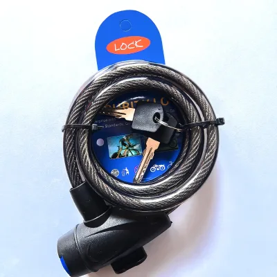 Disc Brake Bicycle Anti-Theft Lock Mini Portable Lock for Preventing Wheel Theft