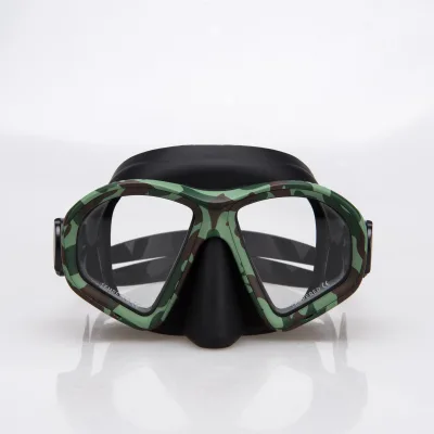 DIVESTAR Fast Delivery Stock Snorkel and Free Diving Aluminium Facemask Custom OEM Diving Masks