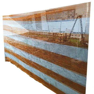 Plastic 100% Virgin HDPE Weather Resistant Square Mesh Knitted Custom Color Safety Alert Snow Fence for Highway Road Isolation