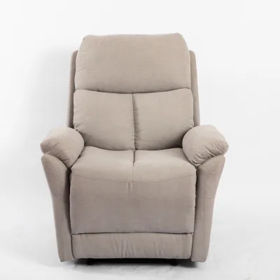 Cheap European Single Recliner Lounge Chair Relaxing Single Seat Sofa With Foot Rest