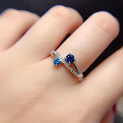 Elegant and Minimalist Zircon Gemstone 925 Sterling Silver Women's Ring Classic Style for Gift Party Anniversary