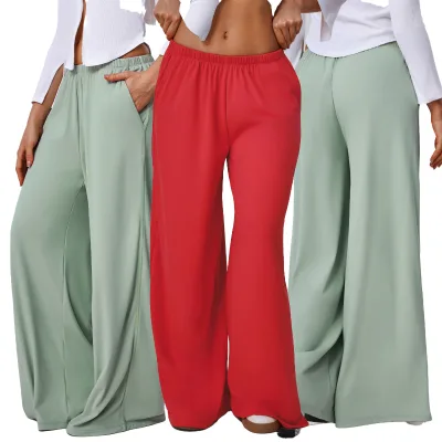 Fitness & Yoga Wear High-waisted Draped Wide-leg Dance Training Gym Yoga Women's Sweatpants