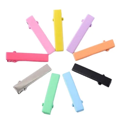 Wholesale Custom Delicate Look for Daily Styling Cute Duckbill Clip Plastic Hairpin Decorative Small Hair Clips