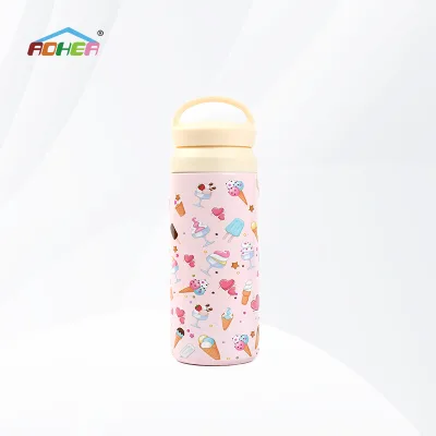 For Hot Sale Children 6-12 Hours Thermal Insulation Eco-Friendly Double Wall 304 Stainless Steel Water Bottle Sport Coffee