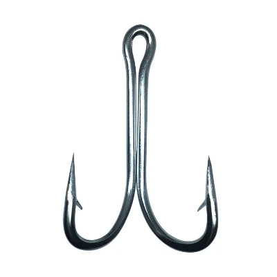 Saltwater Sea 7982 Double 90 Degree Barbed Hooks Saltwater Large Fish Stainless Steel Deepwater Hooks Boat Fishing 2/0#-10/0#