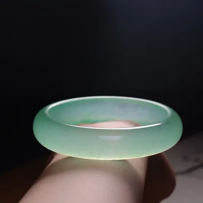 2026 Free Sample Real For Women - Purple Jade Bangle Bracelet