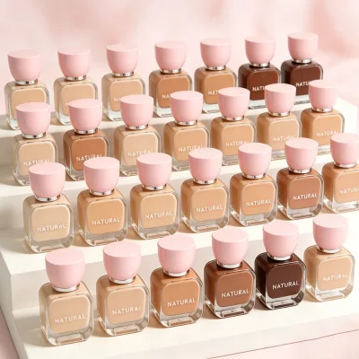 New Premium Satin Essence Firming  Liquid Foundation Firming Effect Moisturizing Matte Foundation for Daily Party Wedding Makeup