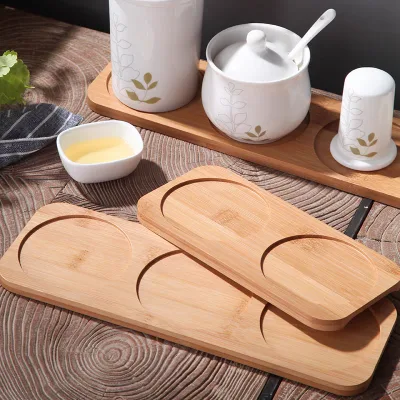Bamboo Wooden Base Custom Kitchen Storage Rack Tray Support to Sample