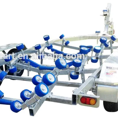 14-32 Feet Dual Axles Galvanized Stainless Steel Boat Trailer