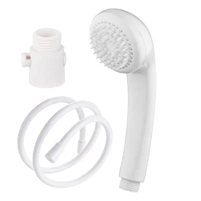 Handheld Dog Combing Shower Sprayer Pet Shower Head with Hose & Shut Off Valve,Pet Bath Brush Sprayer Set