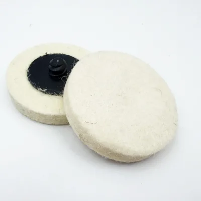 High Quality Abrasive Certified 50mm Wool Felt Quick Change Disc OEM OBM for Angle Grinder Polishing Buffing