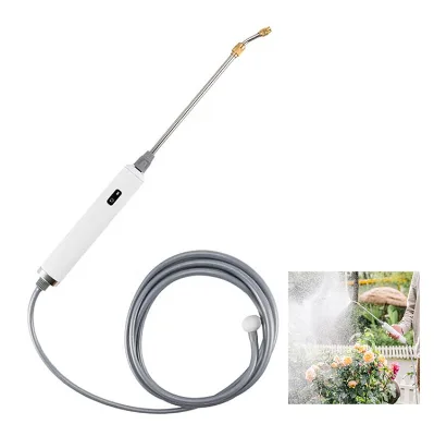 Electric Garden Sprayer USB Rechargeable Battery Powered Sprayer Wand with Telescopic Wand