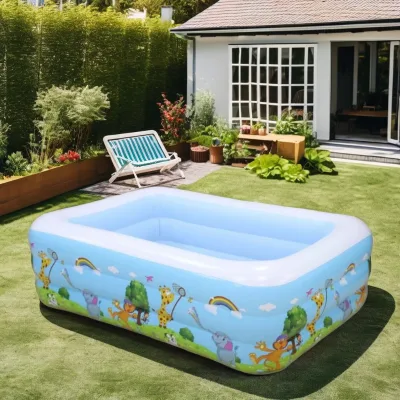 Family Fun PVC Inflatable Swimming Pool Thickened Ball Pool for Children and Babies Perfect Toy Play Pool!