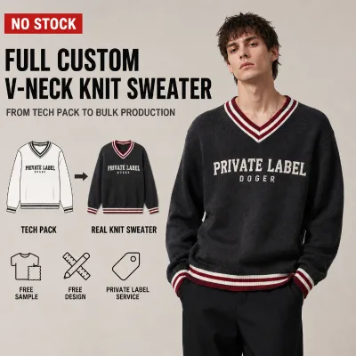 Private Label Sweater Gentlemen Factory Charcoal Grey Ribbed Heavyweight Knit Raglan Sleeve Distressed Raw Hem Pullover Sweater