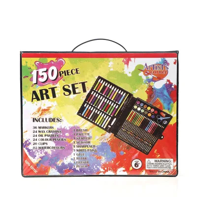 Popular Dropshipping Children's Art Coloring Toys Art Supplies Diy 150 Pieces Drawing Art Painting Set for Kids