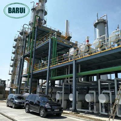 Continuous PLC Controlled Crude Oil Refinery Fractionation Equipment Machine