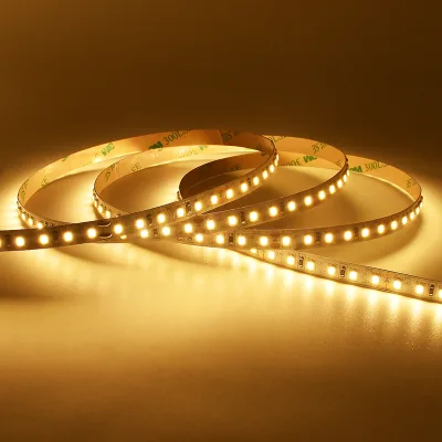 High Lumen 12V/24V LED Strip Light High CRI90 8MM 3000K 4000K 6000K 120 LED SMD2835 Cuttable IP65/66 Dimmable Bathroom Lighting