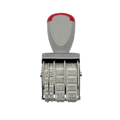 Cheap Wholesale Custom logo Ink Stamp Imprints Date Year Metal Office Stationery Rubber Date Stamp