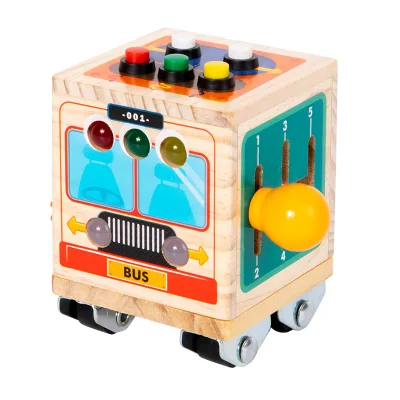 Wholesale High Quality Multi Functional Busy Board Toy Busy Board Wooden Montessori Toys Kids Educational Toy