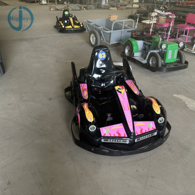 Fun Dual Motor Rear Drive Four-wheel Drive Regular Children's Go-kart Electric Racing Go-Kart