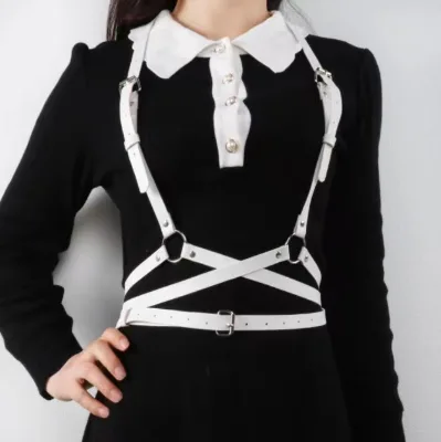 Sexy Lady Bondage Bodysuit PU Leather Hollow Erotic Lingerie Cosplay Catsuit Bdsm Sex Toys