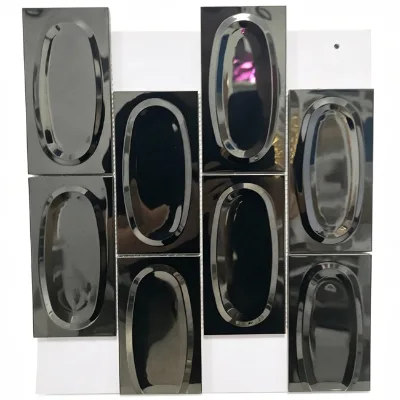 High Quality 304 Grade Rustproof Stainless Steel Mosaic Tiles for Wet Areas