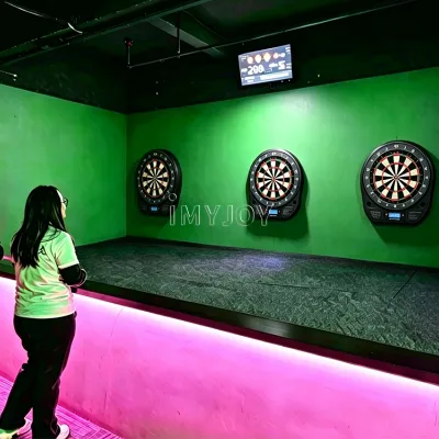 Factory Wholesale Indoor Entertainment Game Mini Dart Board Set Machine Electronic Dart Arcade Shooting Game for Sale