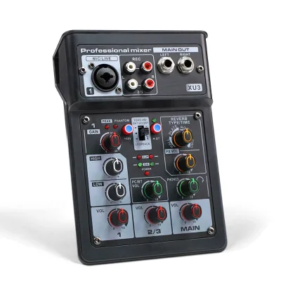 XU3 Professional USB Sound Card External Audio Interface for Recording Live Broadcast XU3 Professional USB Sound Card Audio