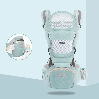 Wholesale Comfortable Positions Ergonomic Portable Baby Carrier Breathable 6-in-1 Baby Hipseat