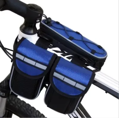 Mountain Bike Front Beam Double Side Hanging Bag, Bike Front Frame Package Multi-functional Riding Bag