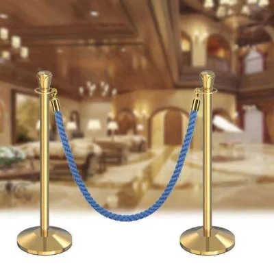 1000mm Height VIP Rope Stanchion Post Crowd Control Barrier Line up Used for Vocal Concert Theater