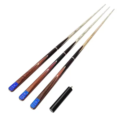 O'MIN 3/4 Double Section Billiard Cue High Quality Aluminum Alloy Joint 18oz Lightweight Snooker Cue with Small 10mm Tip