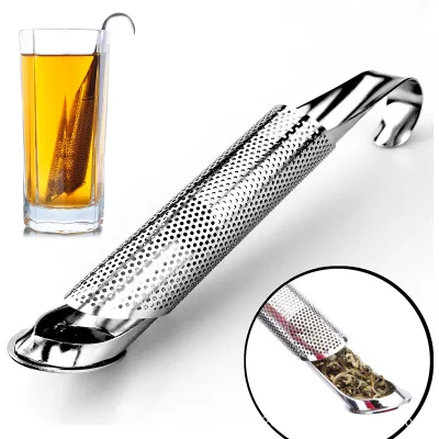 Kitchen Tea Strainer Amazing Stainless Steel Infuser Pipe Design Touch Feel Holder Tool Tea Spoon Infuser Filter