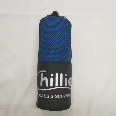 Printed Gym Towel With Zip Logo