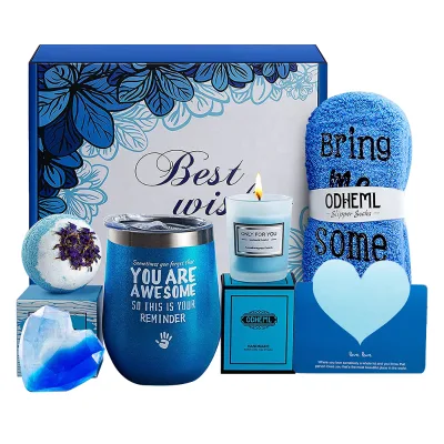 Custom Holiday Luxury Spa Birthday Bath Set Valentines Day Gift Ietm Ladies 2023 Gifts Aromatherapy Get Well Soon Gift for Women