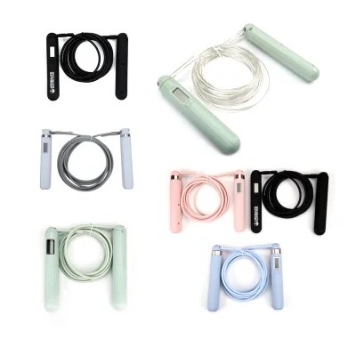 Custom Logo Professional Weight Loss Smart Skipping Jump Rope Counter Speed Digital Skip Rope Adjustable Cordless Skipping Rope