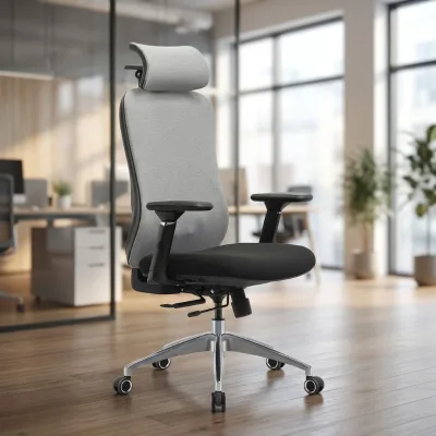 Premium Injection Molded Foam Massage Chair Swivel Chair with Seat Sliding for CEO Office