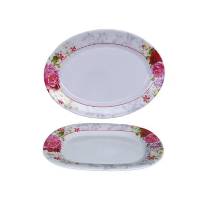 High Quality Oval Melamine Sushi Plate