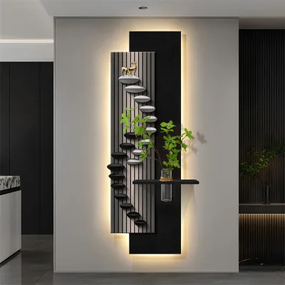 Home Decor 3D Wholesale Eco-Friendly Modern Design Matte High-End Atmosphere Natural Sand Texture UV Printed Sandstone Painting
