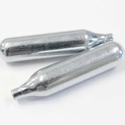 Disposable Non-threaded CO2 Cartridge 12g Gas Bottle Cylinder Cartucho Industrial Gas Carbon Steel Sports Entertainment Products