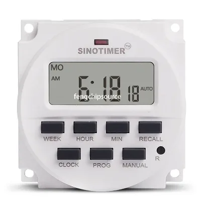 TM618N-3 Programmable Switching Time Controller Time Switch Multi-Function Dc24v Passive Output 16A