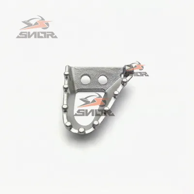 SNOR Motorcycle Footpeg Off-road Brake Pedal Modified Plate Foot Nails Pad Aluminum Cnc for Dirt Bike Motocross Accessories
