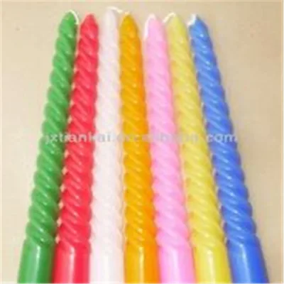 White Birthday Candle