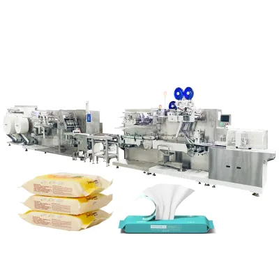 Car Glass Wipes Making Machine 5-30Pcs/Pack Wet Tissue Manufacturing Machine Mini Pocket Wet Tissue Machinery