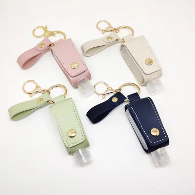 Custom Various UV Printing Patterns Chapstick Holder Keychain Lip Gloss Keychain for Chapstick Tracker and Safeguard